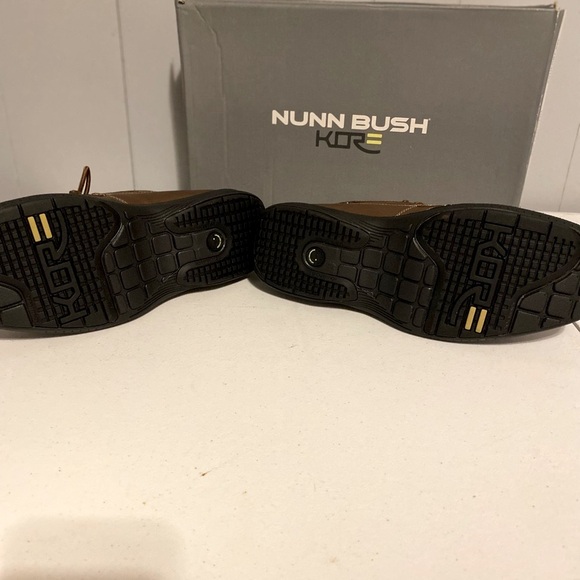 Brown Leather Ankle Boots. Looking very comfortable. New never worn 10 1/2 - Picture 5 of 7